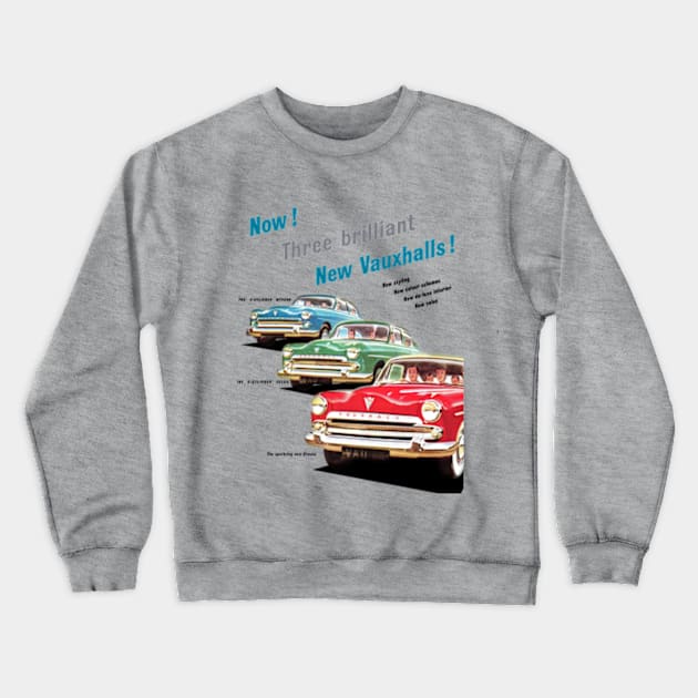 VAUXHALL WYVERN VELOX CRESTA - advert Crewneck Sweatshirt by Throwback Motors